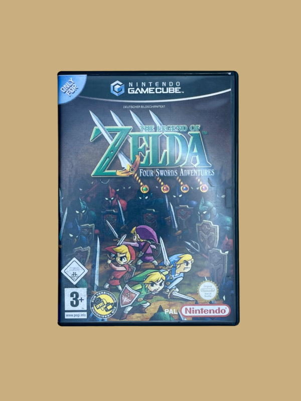 Gamecube the legend of zelda four swords adventures front