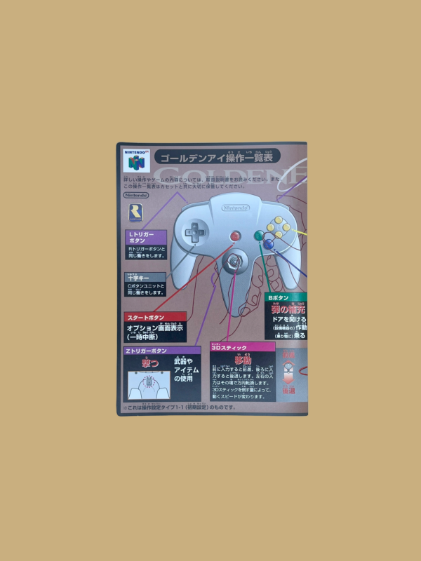 Nintendo 64 007 goldeneye zusatz