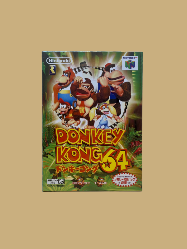 Nintendo 64 donkey kong 64 front