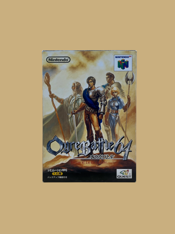 Nintendo 64 ogre battle 64 front