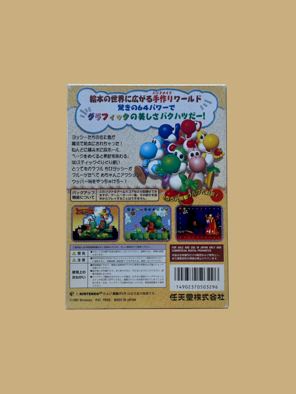 Nintendo 64 yoshi's story back