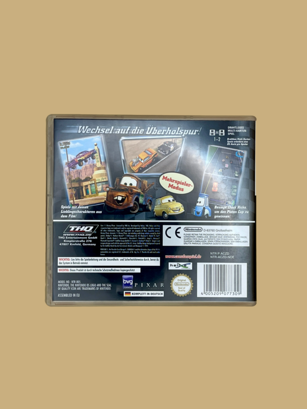 Nintendo ds cars back