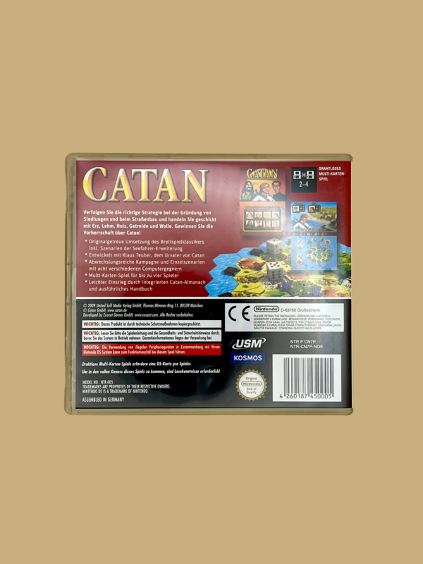 Nintendo ds catan back