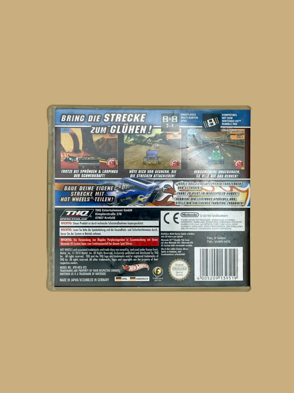 Nintendo ds hot wheels track attack back