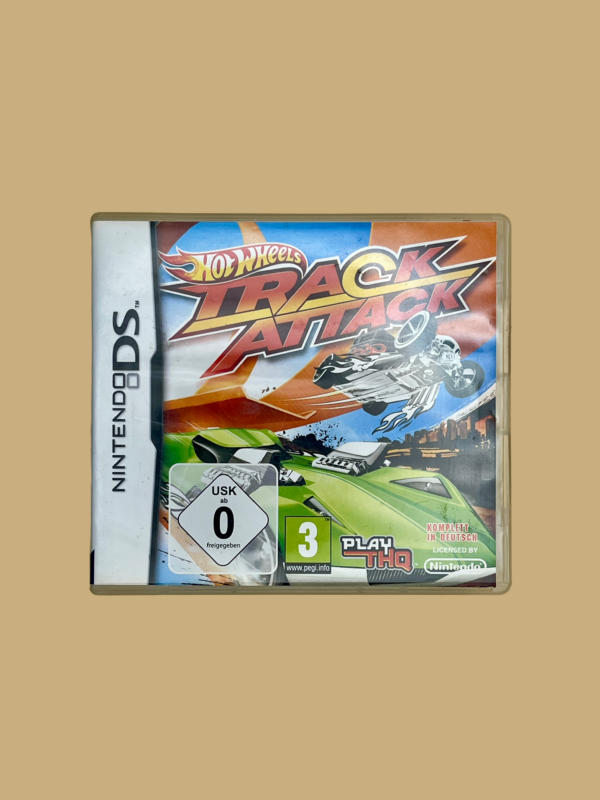 Nintendo ds hot wheels track attack front