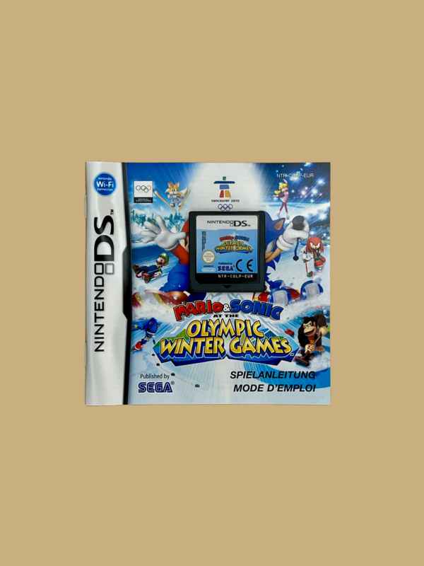 Nintendo ds mario & sonic at the olympic winter games vancouver 2010 modul