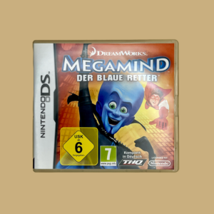 Nintendo ds megamind der blaue retter front
