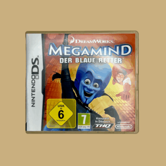 Nintendo ds megamind der blaue retter front