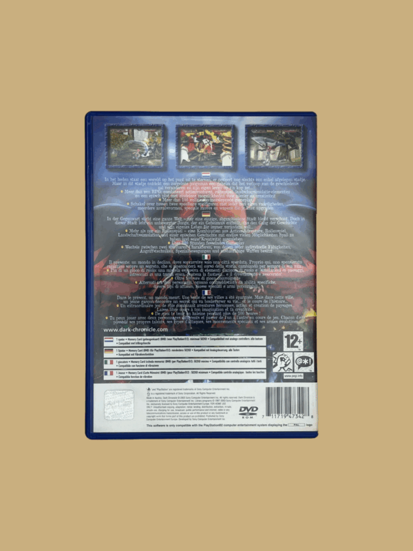 Ps2 dark chronicle back