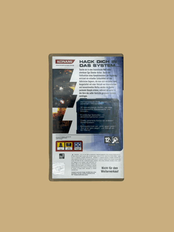 Psp coded arms back