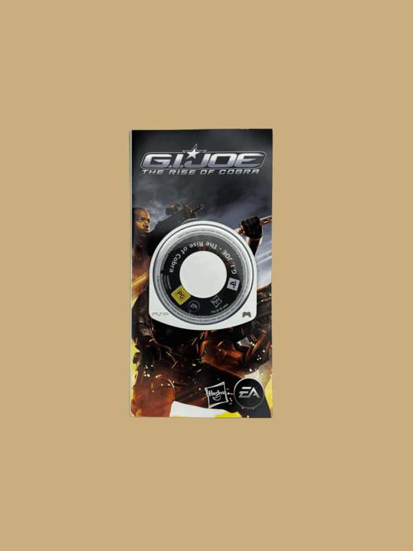 Psp g.i. joe the rise of cobra booklet