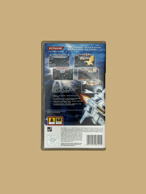 Psp gradius back