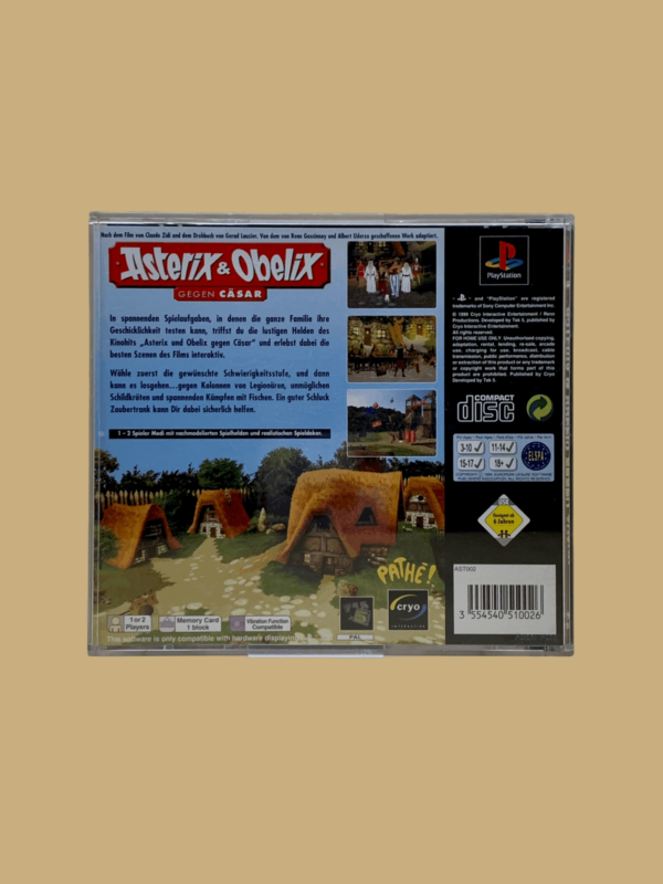 Playstation 1 asterix & obelix gegen cäsar back