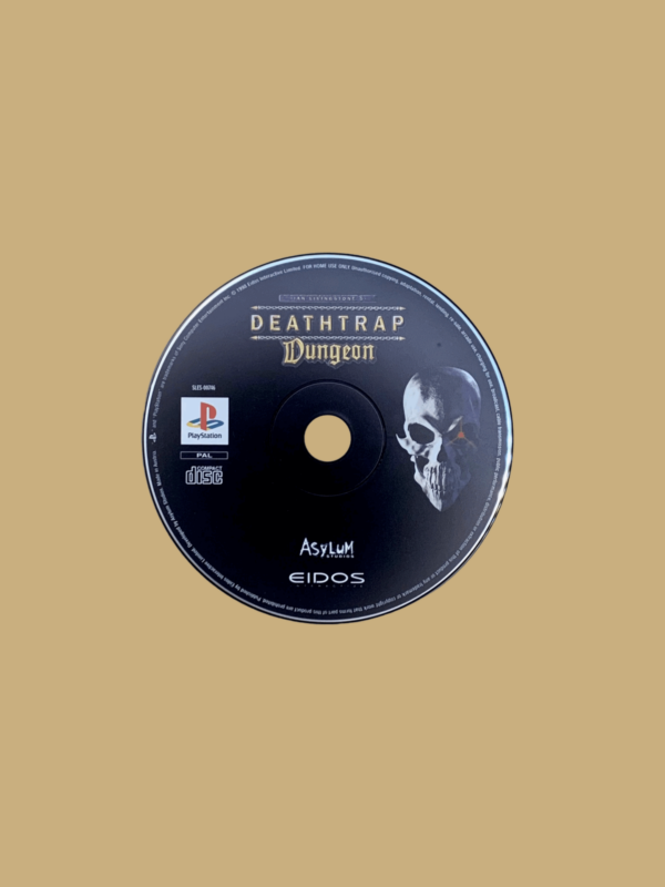 Playstation 1 deathtrap dungeon disc