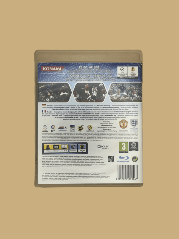 Playstation 3 pro evolution soccer 2012 back scaled