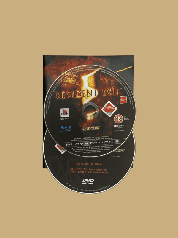 Playstation 3 resident evil 5 booklet scaled