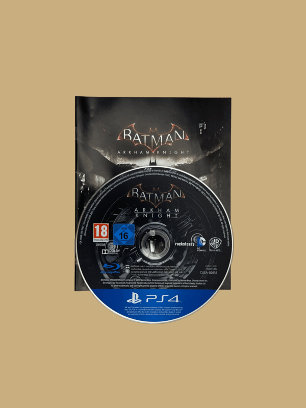 Playstation 4 batman arkham night special edition disc