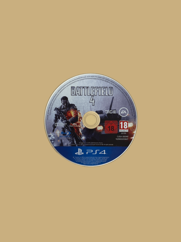 Playstation 4 battlefield 4 disc