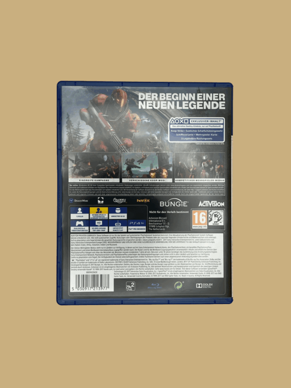 Playstation 4 destiny 2 back