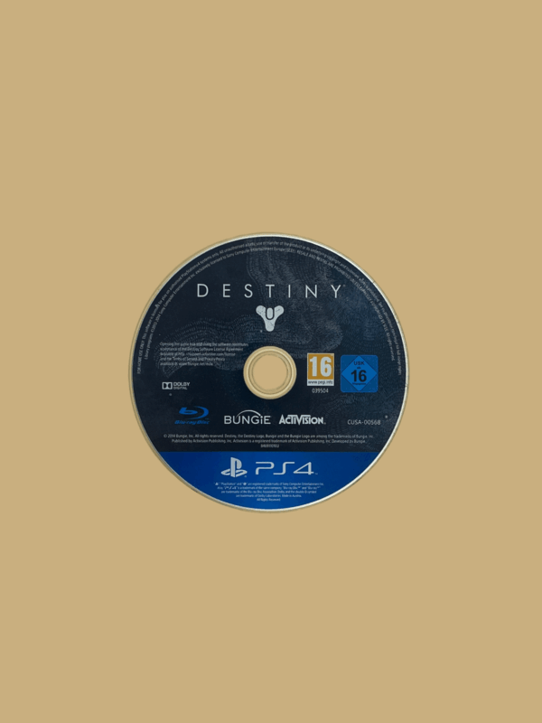 Playstation 4 destiny disc