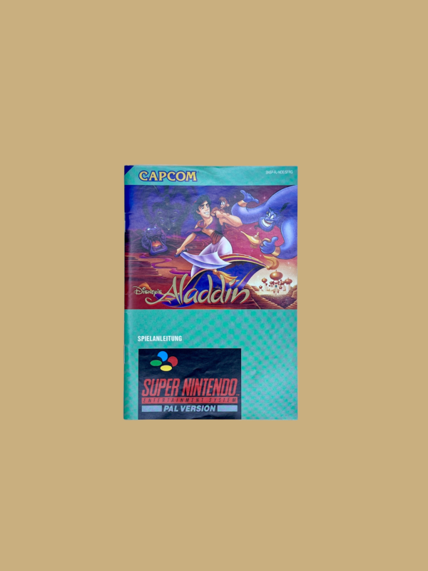 Snes aladdin booklet front