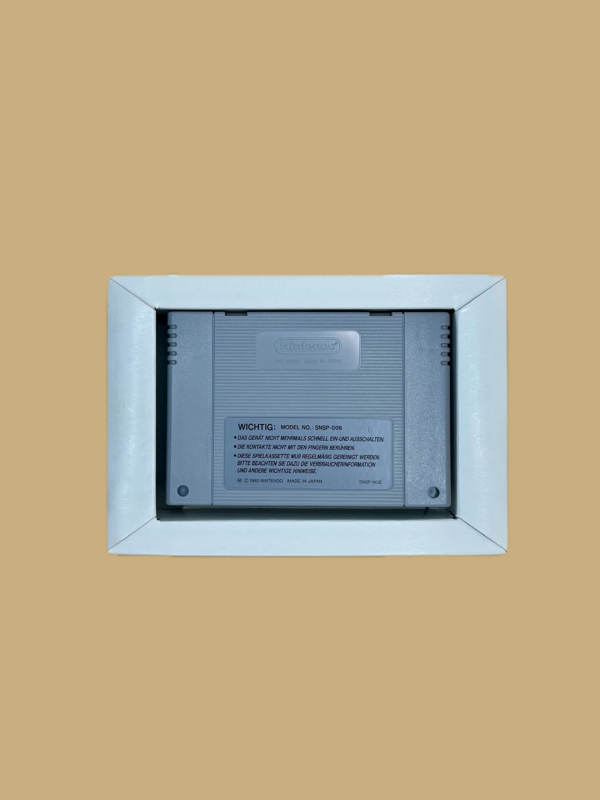 Snes der könig der löwen modul back