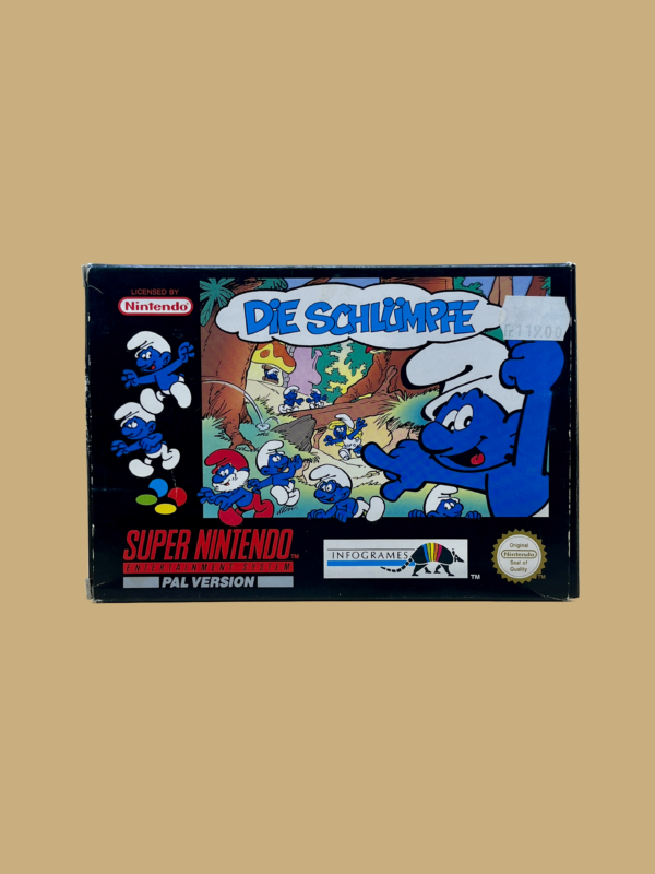 Snes die schlümpfe front