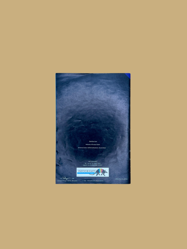 Snes die schlümpfe reisen um die welt booklet back