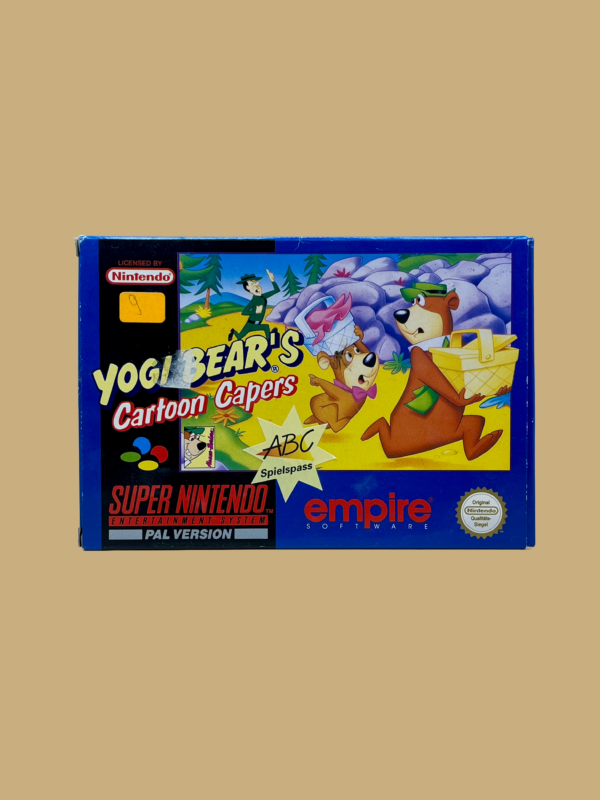 Snes yogi bear's cartoon capers front