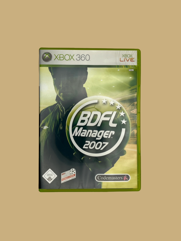 Xbox 360 bdfl manager 2007 front