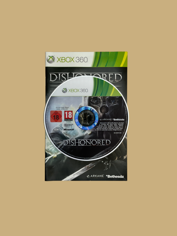 Xbox 360 dishonored die maske des disc