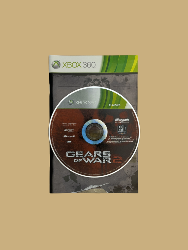 Xbox 360 gears of war 2 booklet