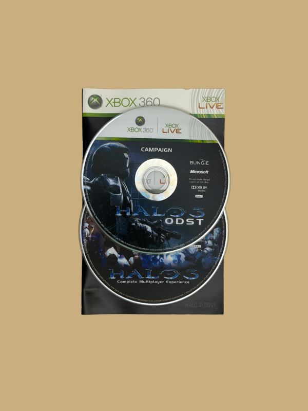 Xbox 360 halo 3 odst booklet