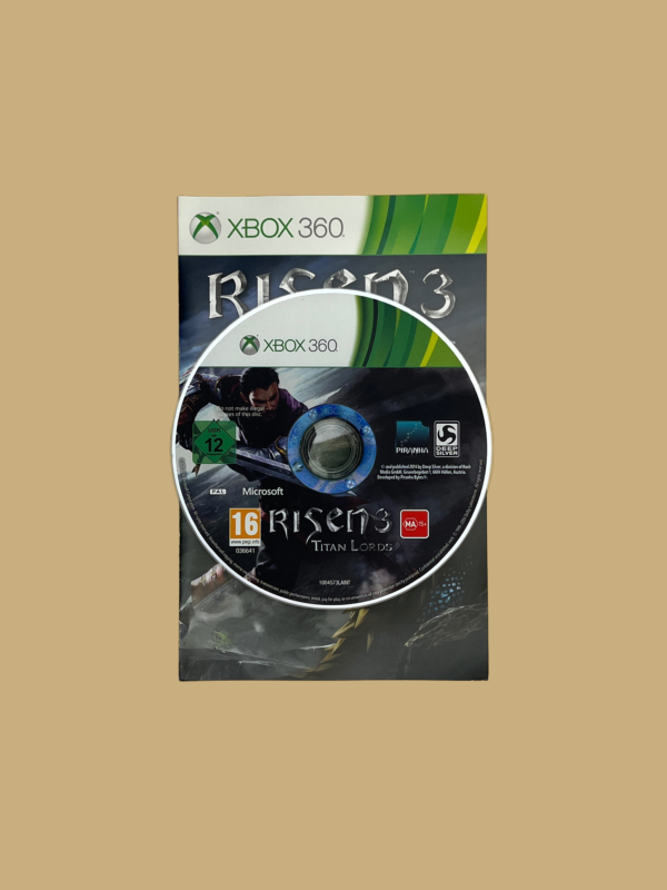 Xbox 360 risen 3 titan lords disc