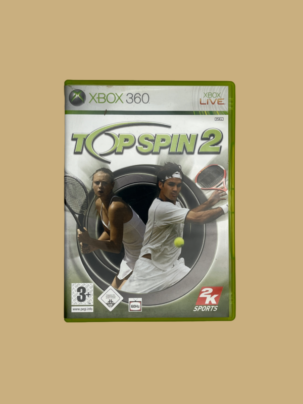 Xbox 360 topspin 2 front