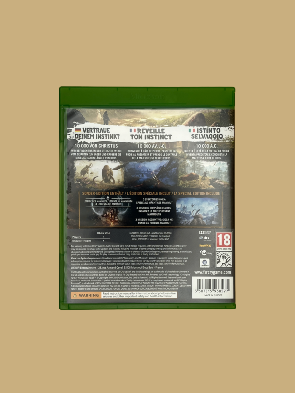 Xbox one far cry primal back