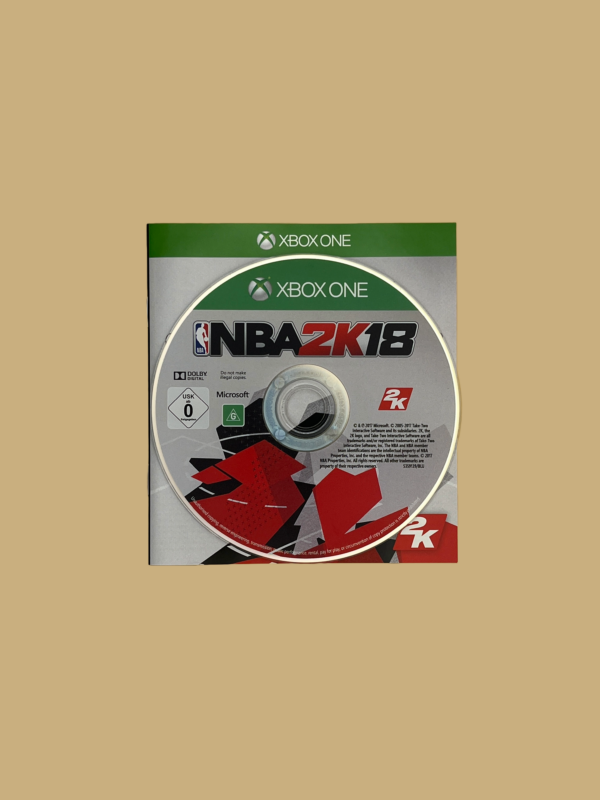 Xbox one nba 2k18 booklet