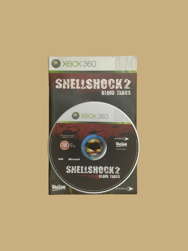 Xbox 360 shellshock 2 blood trials booklet