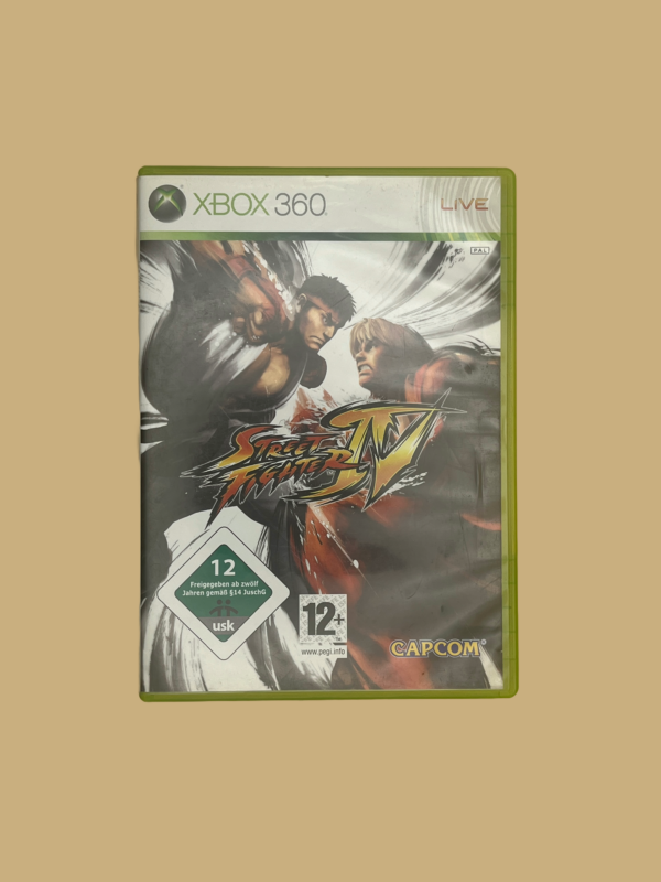 Xbox 360 street fighter iv front