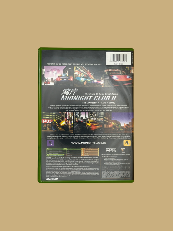 Xbox midnight club 2 back