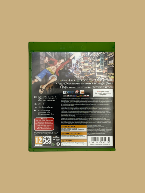 Xbox one one piece world seeker back