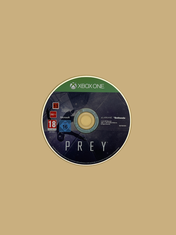 Xbox one prey disc