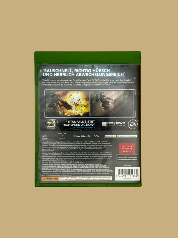 Xbox one titanfall back