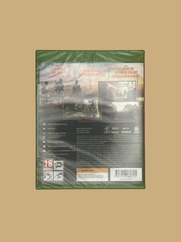 Xbox one ton clancy's the division 2 back