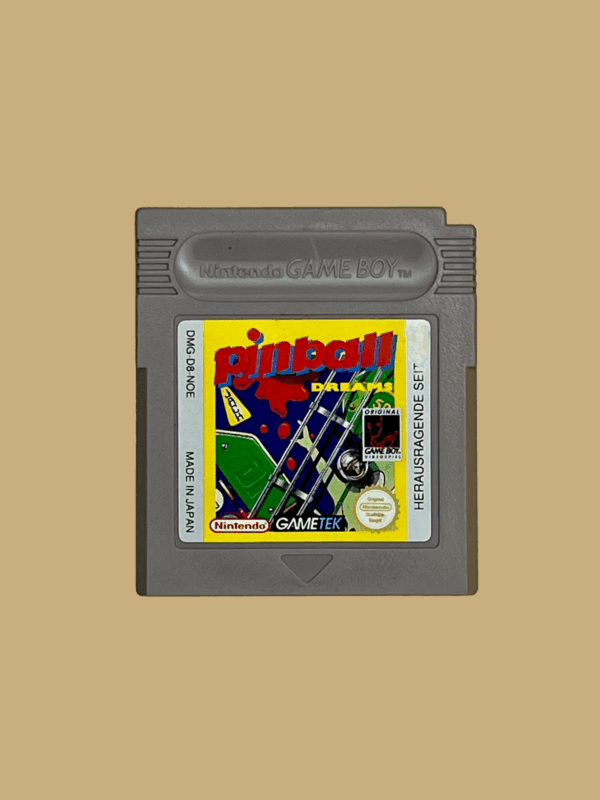 Game boy pinball dreams front