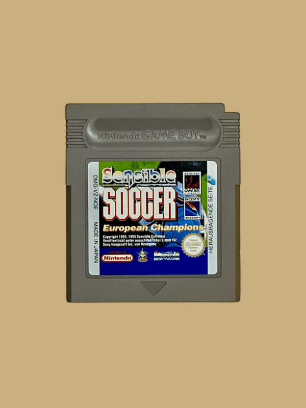 Game boy sensible soccer european champions front
