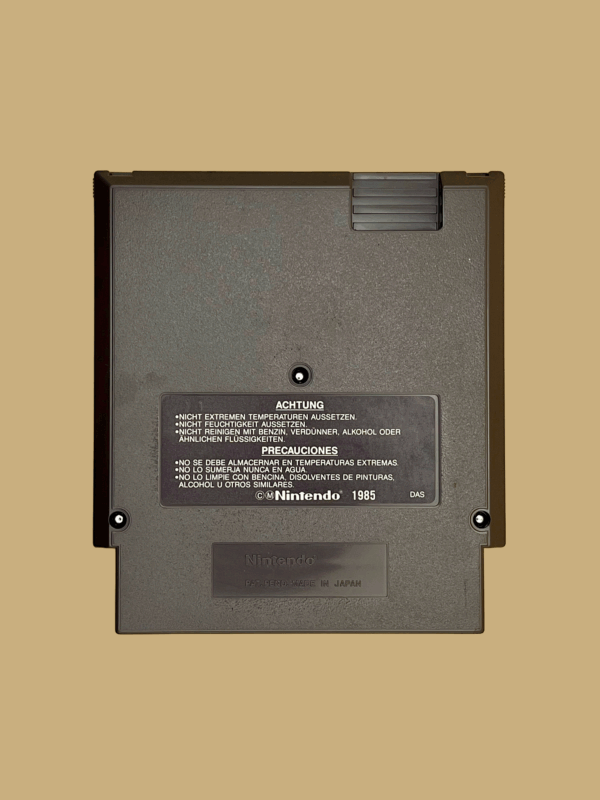 Nes dragon's lair back