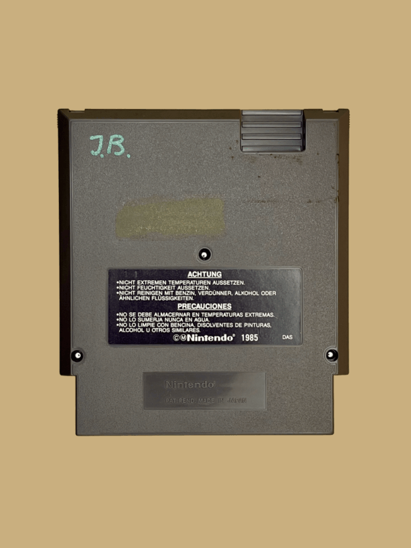 Nes ice hockey back