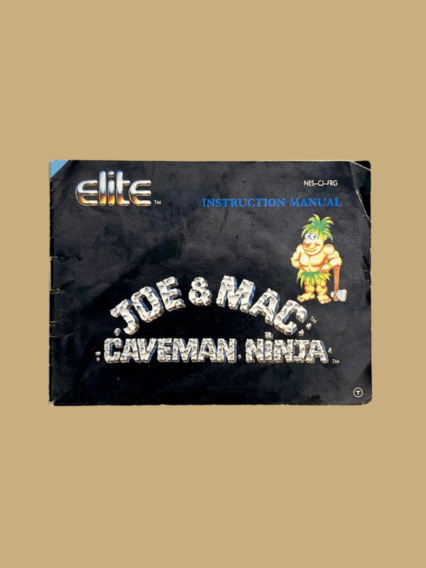 Nes joe & mac caveman ninja mit booklet booklet front