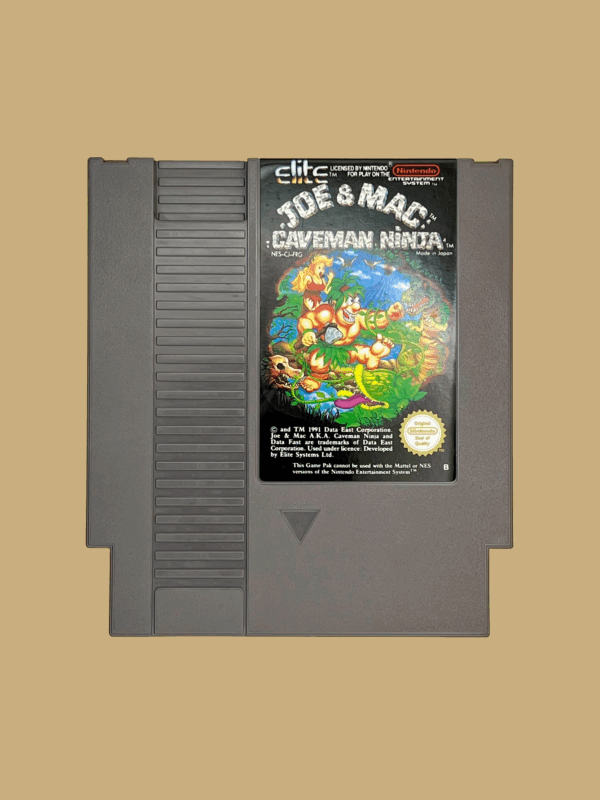 Nes joe & mac caveman ninja mit booklet front